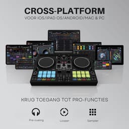 SNJY® DJ Set - DJ Controller - DJ - 2-Kanaals - Zwart — thumbnail 4