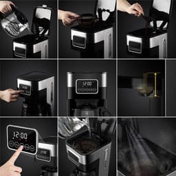 ARIVA-Filter koffiezetapparaat-Touchscreen-1.5L-12 Kops-Programmeerbaar-Warmhoudfunctie-Anti-drup — thumbnail 2