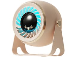 VHV-360° Desktopventilator - Oscillerende Tafelventilator met Krachtige Luchtstroom - Hoge Snelheid Bureauventilator Oplaadbaar - Stille Luchtcirculator met Lange Batterijduur voor Kantoor, Slaapkamer en Camping — thumbnail 2