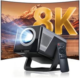 Allero Mini Beamer - AI Smart Projector - 1000 ANSI - 8K - Automatische Focus - Thuisbioscoop - 1080P - Beamer - Projectiescherm — thumbnail 1