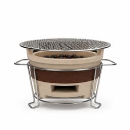 Grillies V1 Tafel BBQ – Compacte Mini Houtskool BBQ voor Tafel & Balkon – Draagbare Keramische Barbecue — thumbnail 1