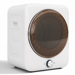 RAYOFIwasdroger – Wand- of staand model – 8 programma's – Capaciteit: 3 kg – Gemaakt van ABS en staal – 1350 watt zuigkracht met 8 programma's en een NTC-sensor, geluidsniveau vanaf 65 dB – Afmetingen: 53,5 x 42 x 65 cm – Wit — thumbnail 1