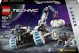 LEGO Technic - Lunar Outpost maanrover ruimtevoertuig Constructiespeelgoed — thumbnail 1
