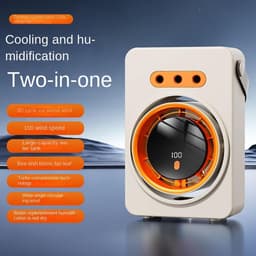 Draagbare vernevelingsventilator | Persoonlijke ventilator met vernevelaar, voor binnen en buiten, tent, bureau, kamer, reizen, vissen, bouwplaats, kamperen, roadtrip en strand（Wit） — thumbnail 3