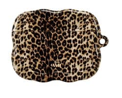 xoxo Wildhearts hoesje geschikt voor AirPods Pro 3 - Wild Soul - Ook als telefoonhoesje verkrijgbaar - Schokbestendige wavy case - Koptelefoonhoesje - Beschermhoes met golvend design - Luipaard print
