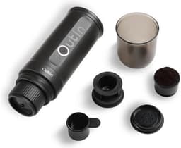 Outin Nano Bundle Draagbaar Koffiezetapparaat Compact Espresso Apparaat | Oplaadbaar | Voor Onderweg | Geschikt Voor Capsules En Gemalen Koffie | Reizen Camping Auto Gebruik — thumbnail 4