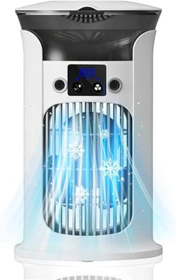 Mobiele Airco - Verplaatsbaar Koelsysteem - Ruimte Koelen - Energiezuinig Model - Compact Formaat - Wit — thumbnail 1