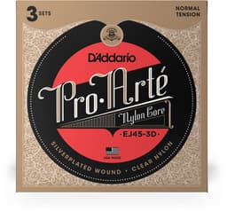 D'Addario EJ45-3D - Klassieke gitaarsnaren, 3-Pack — thumbnail 3