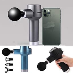 Massagepistool - Mini massageapparaat - Spierherstel - Compact en lichtgewicht - 4 snelheden - Zwart — thumbnail 5