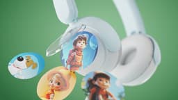 PHILIPS TAK2000BL/00 - Kinderkoptelefoon - 85 dB Veilig Luisteren - Audio Share - Ingebouwde Microfoon - Opvouwbaar - USB-C Adapter Inclusief - Licht Blauw / Wit — thumbnail 3