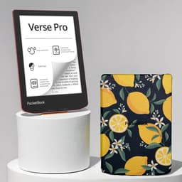 PocketBook Verse Pro e-reader Passion Red – 6 inch – 16 GB – waterdicht + Citroen / Lemon Print Hoesje – voordeelbundel — thumbnail 1
