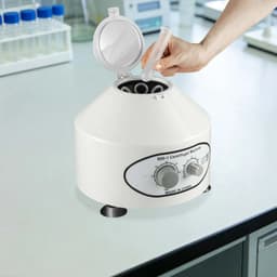 Flolife - Laboratoriumcentrifuge 6x20 ml 1790xg – Elektrische Tafelcentrifuge 0-4000 TPM met Regelbare Snelheid en Timer, 220V 25W voor Bloed, Plasma en Laboratoriumgebruik — thumbnail 4