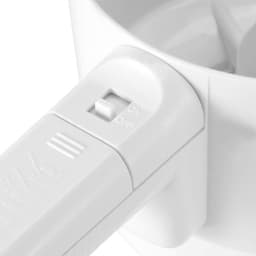 Elektrische Meelzeef - Zeefmachine Keuken - Bakken Vereenvoudigen - Eenvoudige Bediening - 23.5 cm - Wit — thumbnail 2