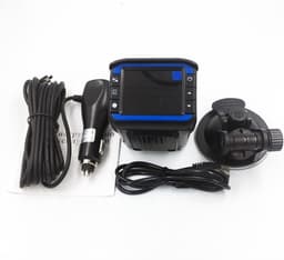 Dashcam 2-in-1 met snelheidswaarschuwing, elektronische voertuigdetector voor veilig rijden, compact, 16 x 11 x 8 cm, zwart — thumbnail 4