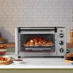 5-in-1 Heteluchtoven - Airfryer, Mini-Oven, Grill en Broodrooster met Opwarmfunctie (20L, Ø 30cm) — thumbnail 5