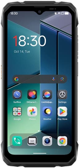 Blackview ROCK 1 Robuuste Smartphone - 24GB RAM - 256GB ROM - Android 16 - 15000mAh - Gemini AI Robuuste Telefoon - 6,56 inch - IP68/IP69K - 4G Dual SIM - NFC - OTG - GPS - Zwart — thumbnail 3