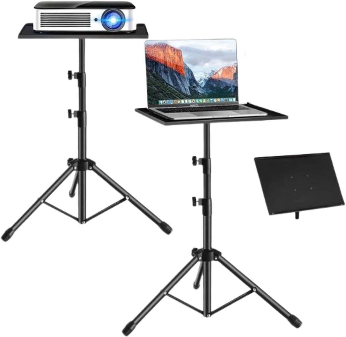 Projector Statief – Universele Laptop & DJ Statief – Standaard -Verstelbaar Opvouwbare Vloerstandaard – Voor Podium, Studio & Thuisgebruik — afbeelding 1