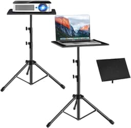 Projector Statief – Universele Laptop & DJ Statief – Standaard -Verstelbaar Opvouwbare Vloerstandaard – Voor Podium, Studio & Thuisgebruik — thumbnail 1