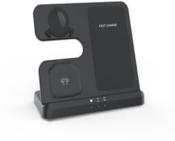 3 In 1 Oplaadstation geschikt voor Samsung, Draadloze Oplader Inductief Laadstation geschikt voor Samsung S25/S25+/S24/S23/S22/Z Fold/Z Flip Series/Galaxy Watch/Buds Opladen Dock Stand — thumbnail 1