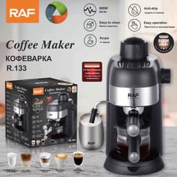 RAF Espressomachine met 800 Watt en 240ml Watertank - Koffiemaker voor Espresso, Cappuccino en Latte Macchiato — thumbnail 2