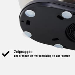 RUX® Mixer met mengkom - Mixer - Mixer met mengkom keukenmachine - Zwart - ‎37cm x 24cm x 32cm — thumbnail 5