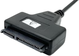 SATA naar USB Adapter - Externe Harde Schijf Kabel - Data Overzetten - Dubbele USB Poort - 25 cm - Zwart — thumbnail 2