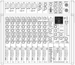 E-Lektron C848-DSP 16 kanaals mengpaneel - Met USB interface, DSP effecten en Bluetooth — thumbnail 5