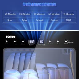 Tafelvaatwasser - Compacte vaatwasser - Snel servies reinigen - Flexibel met wateraansluiting - 6-8 borden - Wit — thumbnail 4