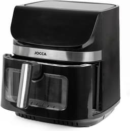 Heteluchtfriteuse - Airfryer Friteuse - Gezond Koken - Grote Capaciteit - 9 Liter - Zwart — thumbnail 4