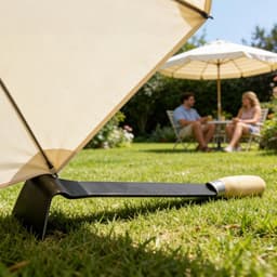 Maaierdek Schraper - Grasmaaier Reiniger - Gazon Onderhoud - Ergonomisch Houten Handvat - 40 cm Lengte - Niet gespecificeerd — thumbnail 2