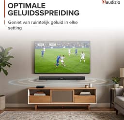 Soundbar - Audizio SB80 - HDMI-ARC - Bluetooth - 70 Watt - Optisch - Soundbar voor TV - 81 cm breed — thumbnail 2