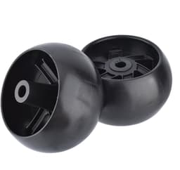 Dailygoods- Deck Wheel Vervanging - 5" Wiel - 2 Stuks - Hub Offset 3" - Boorgrootte 1/2" - Compatibel met Husqvarna - Graswiel — thumbnail 4