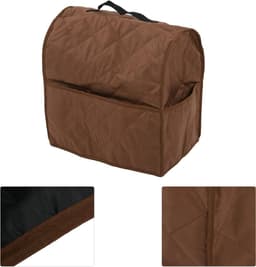 Mixer Hoes - Apparaat Beschermer - Keuken Organisatie - Gewatteerd Polyester - 36 x 23 x 36 cm - Koffie — thumbnail 2