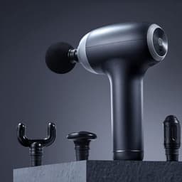 Massagepistool - Spierontspanner - Spierherstel - Snoerloos Ontwerp - 11.9*5.45*20.35cm - Lichtgrijs — thumbnail 3
