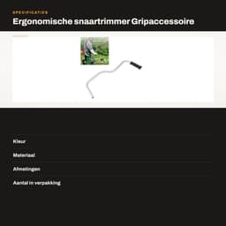 Dailygoods- Snaartrimmer Ergonomisch Handvat - Antislip Grip - Geschikt voor FS 130/131/110/111/90/91/89/200 - Eenvoudig te Installeren - Lichtgewicht Aluminium - Grasmaaier — thumbnail 3