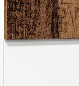 Afwasmachine paneel - Keukenfront paneel - Keuken integratie - Oude hout-look - 60x67 cm - Bruin — thumbnail 3