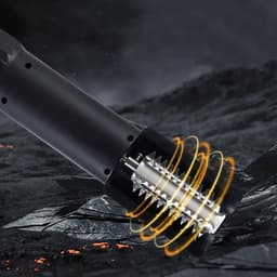 Elektrische Groenterasp - Keukenmachine Draadloos - Snel Groenten Snijden - Eén Hand Bediening - 24.5 cm - Zwart — thumbnail 5