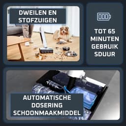 Rowenta X-Clean 12 GZ7267 - 2-in-1 Vloerreiniger - Stofzuiger & dweil in 1 - 65 min gebruikstijd - Zelfreiniging & droging, LED verlichting — thumbnail 3