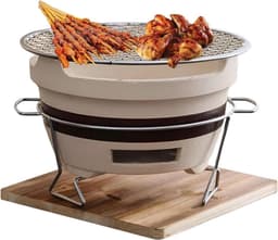 Klei Grill Fornuis - Tafel Grill - Buiten Koken - Hittebestendige Basis - Compact Ontwerp - Niet gespecificeerd — thumbnail 1