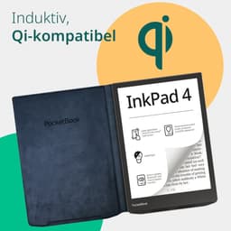 PocketBook InkPad Color 3 e-reader – 7.8 inch – 32 GB – waterdicht + Night Blue Charge Cover – voordeelbundel — thumbnail 5