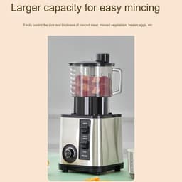 Keukenmachine - Commerciële Blender - Grote Porties Maken - 15 Snelheidsstanden - 3 Liter Capaciteit - Zilver — thumbnail 4