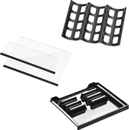 Koelkast met Vriesvak – 76L Totale Capaciteit – 43dB Stil – 5 Temperatuurstanden – Vrijstaand – Voor Woonkamer, Kantoor en Caravan – 71,6 x 40,0 x 43,5 cm – Zwart — thumbnail 2