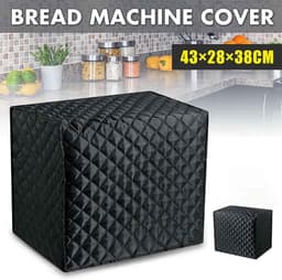 Broodmakerhoes - Keukenmachine Deksel - Apparaat Beschermen - Machine Wasbaar - 43x28x38cm - Zwart — thumbnail 4