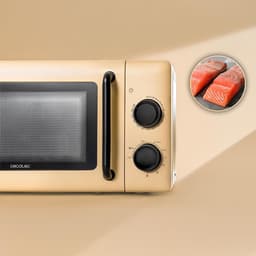 Magnetron met grill - Compacte oven - Snel opwarmen - 6 vermogensstanden - 20 liter capaciteit - Rood — thumbnail 3
