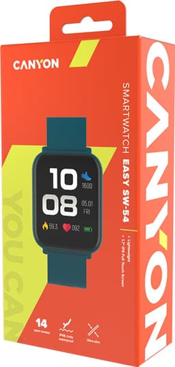 Canyon Easy Serie - Smartwatch - 1,7” IPS Display - Activiteitstracking - Groen — thumbnail 3
