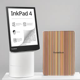 PocketBook InkPad 4 e-reader – 7.8 inch – 32 GB – waterdicht + Colorful Stripes Shell Cover – voordeelbundel — thumbnail 1