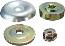 4 stuks vervangende metalen tandwielkast moer bevestigingsset voor bosmaaier, strimmer, grasmaaier, bosmaaier — thumbnail 1