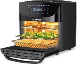 MakkelijkMooi Hetelucht Friteuse - Airfryer - 8-in-1 Oven - 1800W - Snelle Luchtcirculatie - Olievrije Mini Oven Met Accessoires — thumbnail 1