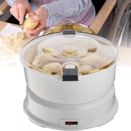 Elektrische Aardappelschiller - Automatische Keukenmachine - Snel Groenten Schillen - Met Veiligheidsdeksel - 1 kg Capaciteit — thumbnail 1