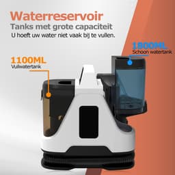 Neotex® Tapijtreiniger -Multifunctionele Reinigingsmachine – Handstomer met Opzetstuk – Zetel- en Bankreiniger – Vlekkenreiniger voor Meubels – Geschikt voor Auto, Vloer en Tapijt — thumbnail 2